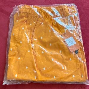 Enjoi PJ pants orange Raindrop Pattern